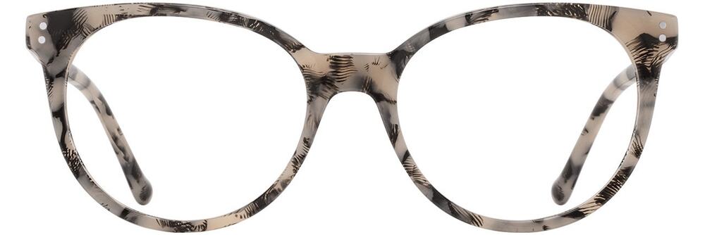 NWOT Cinzia 5152 Black and white Cat eye glasses
